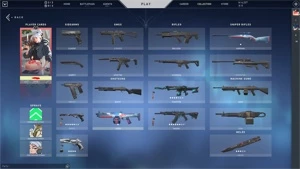 CONTA VALORANT PLAT+ SKINS