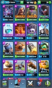 Conta Clash Royale com lendaria 12