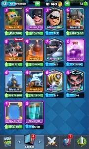 Conta Clash Royale com lendaria 12