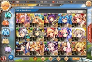 [Nutaku] Kamihime: Rank 1, 24 SSR Kamis, Kirin, 27700 NG... - Outros