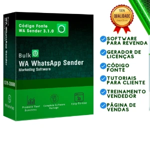 Wa Sender - Software + Gerador De Licenças + Código Fonte✅ - Outros