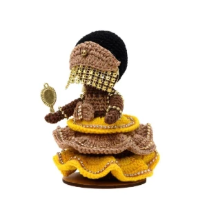 Oxum em Amigurumi - Artesanato e Personalizados