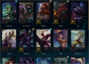 Conta platina 2 63% winrate - League of Legends LOL