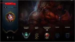 Conta platina 2 63% winrate - League of Legends LOL