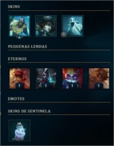 Conta platina 2 63% winrate - League of Legends LOL