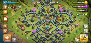 CV13 FULL+VILA DO CONSTRUTOR FULL+1150 GEMAS + CARIAS SKINS - Clash of Clans