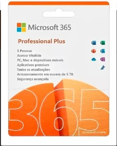 Office 365 Vitalício | 5 Dispositivos | 1TB OneDrive - Softwares e Licenças