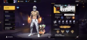 Conta free fire top com duas angelical