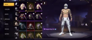 Conta free fire top com duas angelical