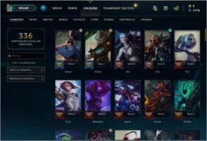 Conta Diamante 4 93 champ 41 skins - League of Legends LOL