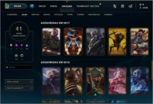 Conta Diamante 4 93 champ 41 skins - League of Legends LOL