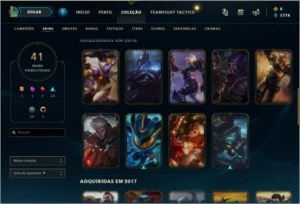 Conta Diamante 4 93 champ 41 skins - League of Legends LOL