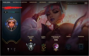 Conta de lol barato com várias skins - League of Legends