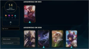 Conta de lol barato com várias skins - League of Legends