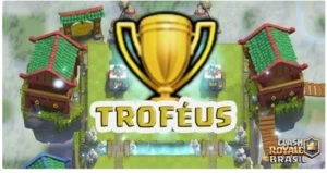 SUBO SEUS TROFÉUS/ARENA CLASH ROYALE