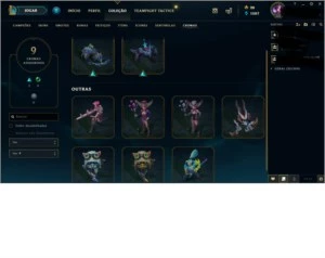 Conta do lol Ouro 2 com skin do heimer invasor marciano - League of Legends