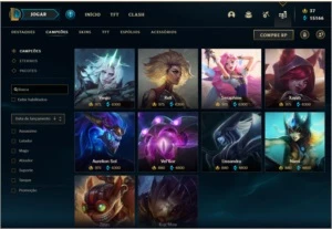 Conta Diamante 4, lvl 375, 133 skins e 27 cromas, - League of Legends LOL