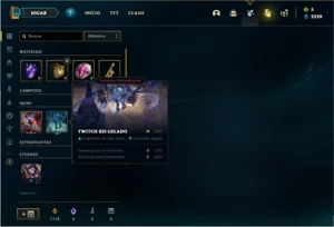 Conta Unranked com 34 Champs e 6 Skins + 2 Fragmentos - League of Legends LOL