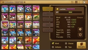 Chiwu-Chandra-Ariel - Servidor Global - Summoners War