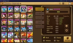 Chiwu-Chandra-Ariel - Servidor Global - Summoners War