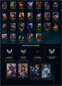 Conta Smurf D5 26 champs - League of Legends LOL