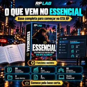 GTA RP | Treino de Whitelist + PDFs e Studio | RP LAB