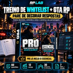 GTA RP | Treino de Whitelist + PDFs e Studio | RP LAB