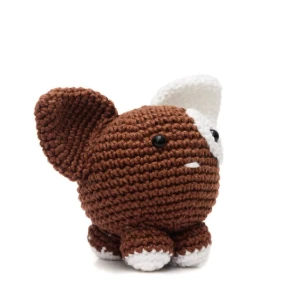 Cachorro Bola em amigurumi - Artesanato e Personalizados