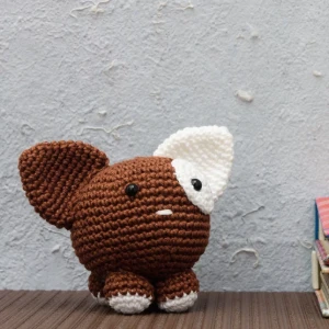 Cachorro Bola em amigurumi - Artesanato e Personalizados