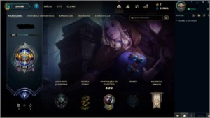conta (md10 d1) nivel 310, 320k EA 263 skins, 340 icone - League of Legends LOL