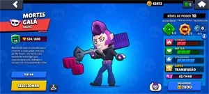 Conta Brawl Stars - 4 passes - várias skins - pins mundiais