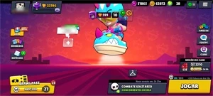 Conta Brawl Stars - 4 passes - várias skins - pins mundiais