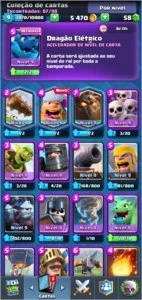 Conta Clash of Clans CV10 + Conta Free fire