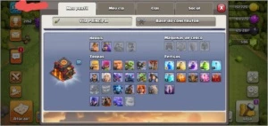 Conta Clash of Clans CV10 + Conta Free fire