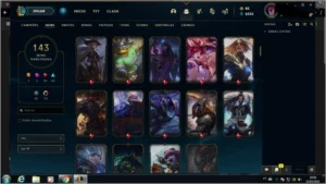 Conta de lol diamante 1 , 150 skins , 140 champs. - League of Legends