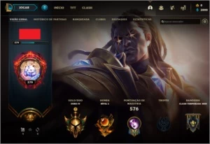 CONTA DE LOL OURO 4 - League of Legends