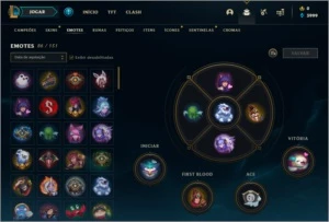 CONTA DE LOL OURO 4 - League of Legends
