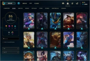 CONTA DE LOL OURO 4 - League of Legends