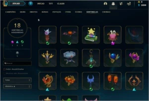 CONTA DE LOL OURO 4 - League of Legends