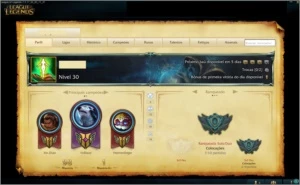 CONTA DE LOL UNRANKED+34 CHAMPS+5 SKIN -EMAIL NÃO CONFIRMADO - League of Legends