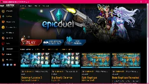 2 Contas Epicduel level 40+ cheio de itens e equipamentos. - Outros