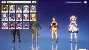 NA Ar35 Mundo 3 Zhong + Lança Espinha Celestial - Genshin Impact
