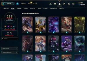 Conta de Valorant e LOL
