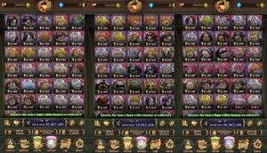 Conta 7Ds Grand Cross - 20.5Kk Ccbox - Full End Game - Seven Deadly Sins