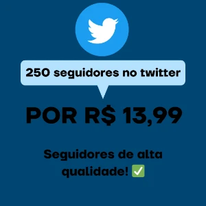 🚀(Promoção De Natal) 250 Seguidores No Twitter 🚀