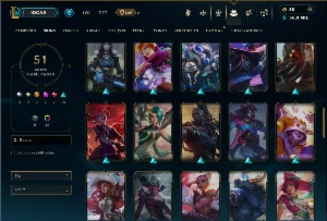 Prata 2 com 110 Champs e 51 Skins ( ADC / SUP ) - League of Legends LOL