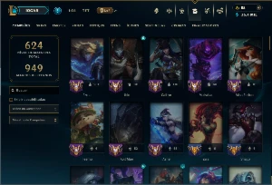 Prata 2 com 110 Champs e 51 Skins ( ADC / SUP ) - League of Legends LOL
