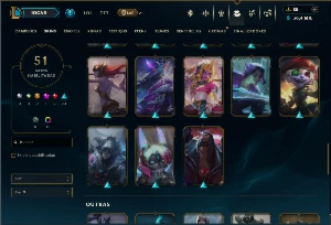 Prata 2 com 110 Champs e 51 Skins ( ADC / SUP ) - League of Legends LOL