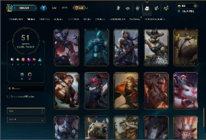 Prata 2 com 110 Champs e 51 Skins ( ADC / SUP ) - League of Legends LOL