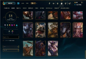 Prata 2 com 110 Champs e 51 Skins ( ADC / SUP ) - League of Legends LOL